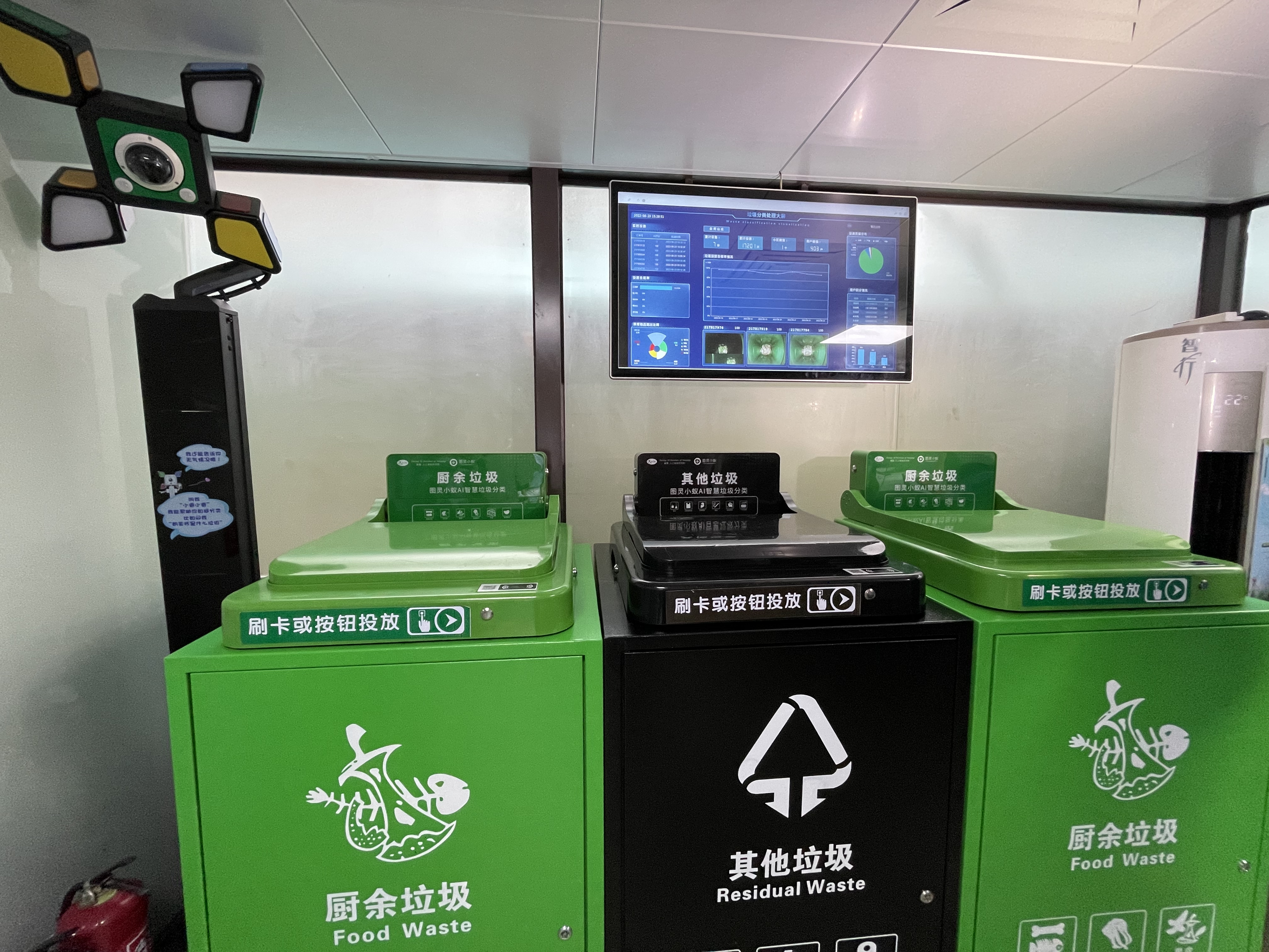 这里的垃圾分类用上了人工智能