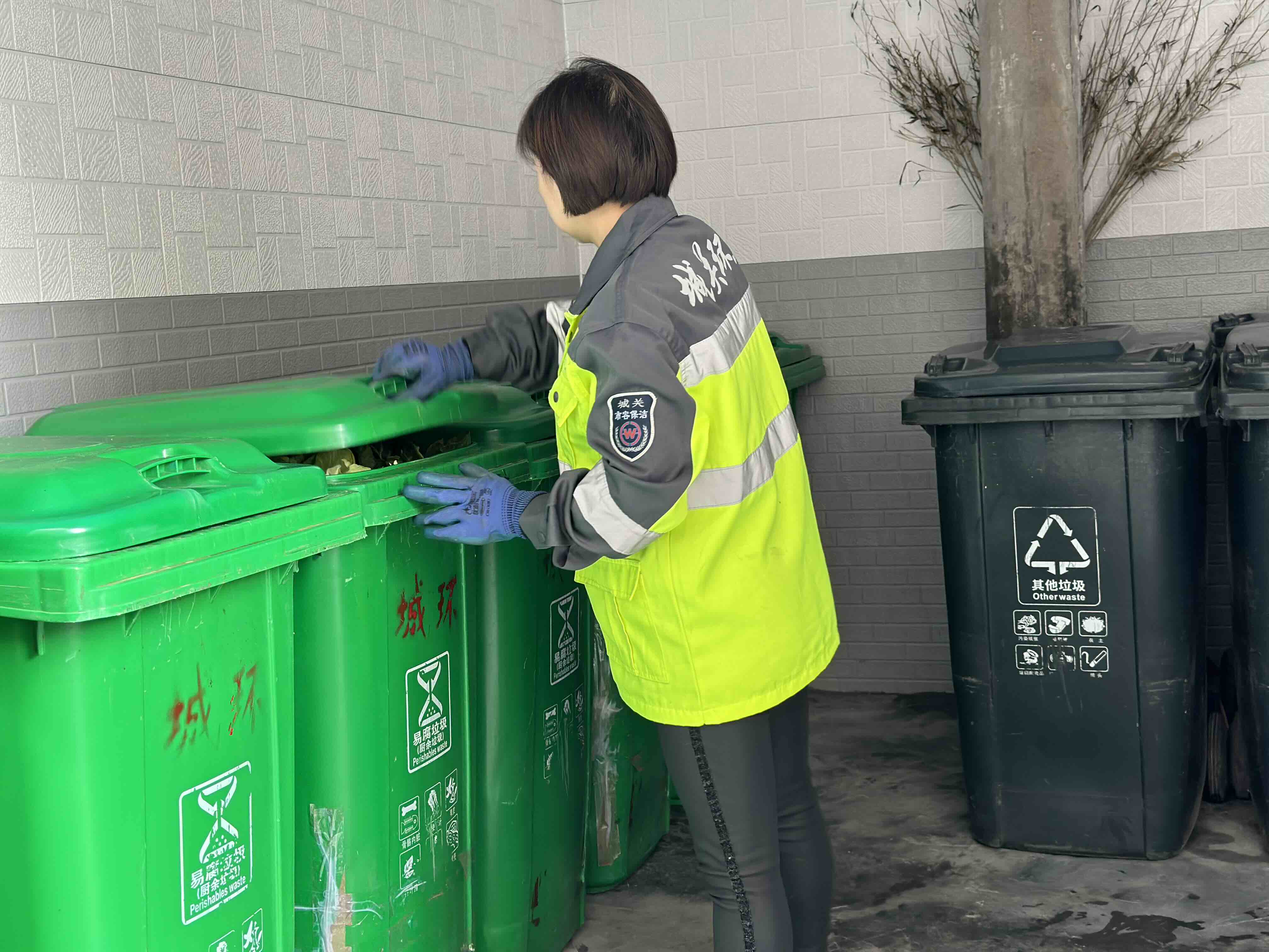 智能厢房扮靓校园生活 分类收集点净化周边环境