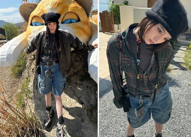 2024秋季流行穿短裤！像赵杨幂、欧阳娜娜轻松切换“度假模式”！