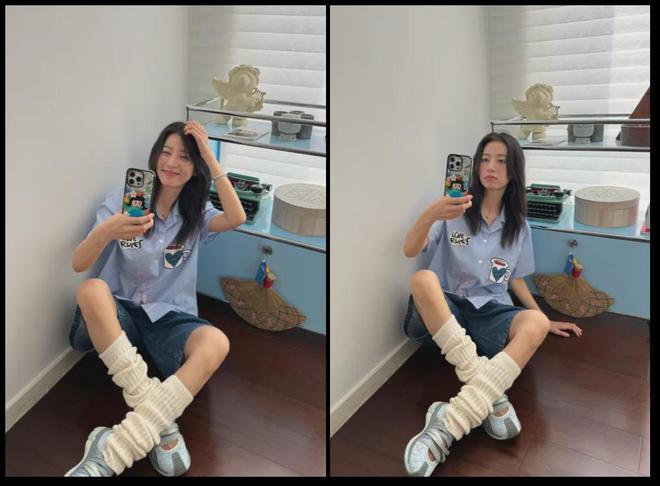 2024秋季流行穿短裤！像赵杨幂、欧阳娜娜轻松切换“度假模式”！(图4)