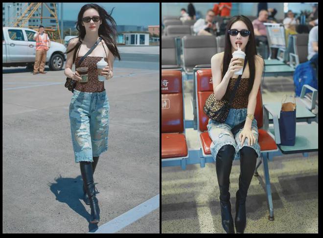 2024秋季流行穿短裤！像赵杨幂、欧阳娜娜轻松切换“度假模式”！(图3)