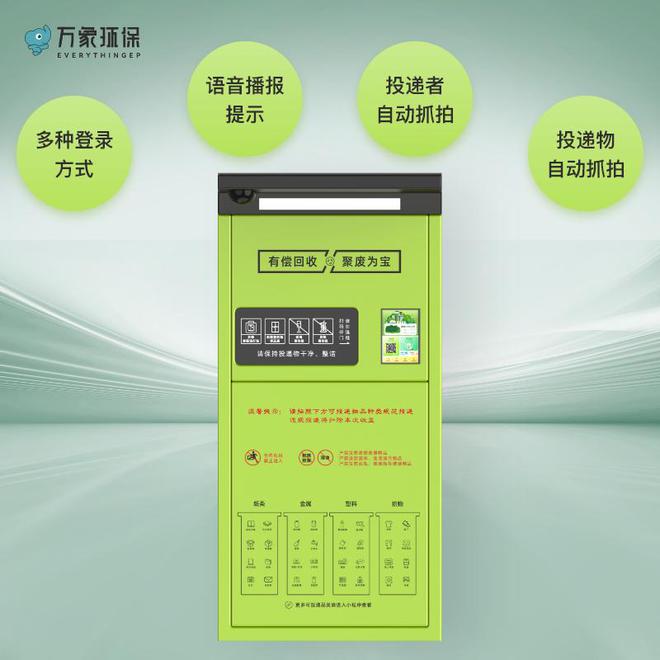 24h全天上班的“智能废品回收箱”