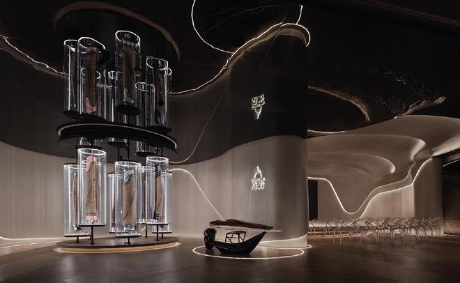 梁志天设计新作｜古今交融·炫光古筝旗舰店(图2)