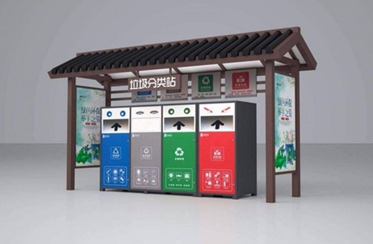 大渡口智能垃圾分类亭垃圾分类亭厂家(图5)