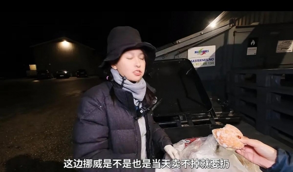 女子在挪威垃圾桶里捡垃圾 欧洲国家浪费惊人(图2)