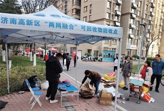 济南高新区：构建“两网融合”可回收物体系打通生活垃圾分类“最后一米”(图3)