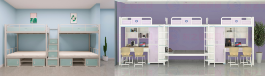 大学宿舍床的常见款式：从单人间到多人间的多样设计(图6)