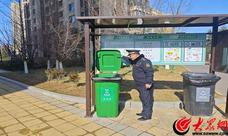 城市管理精细化：市北区湖岛街道执法中队开展垃圾分类专项执法行动助力城市环保建设(图2)