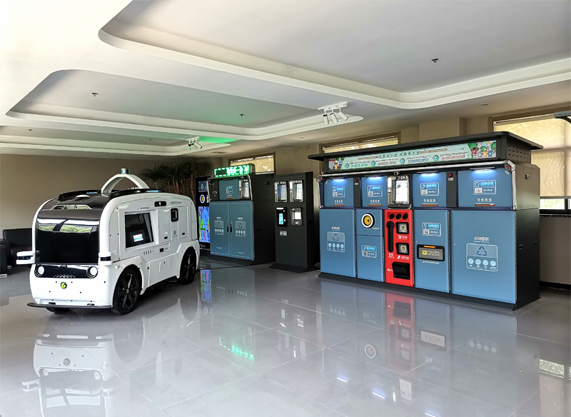 大型智能垃圾分类箱厂家在哪？(图2)