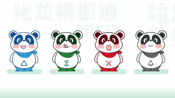 渝中化龙桥街道推出垃圾分类特色IP(图1)