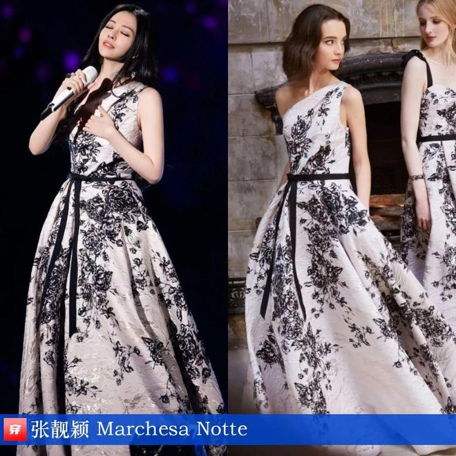 张靓颖2025年穿搭日历有不少的高定礼服哦效果相当哇塞(图10)