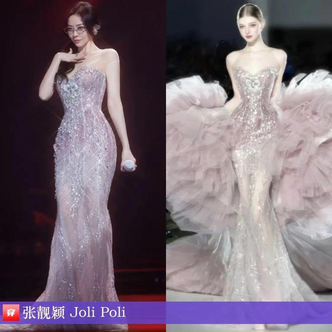 张靓颖2025年穿搭日历有不少的高定礼服哦效果相当哇塞(图12)
