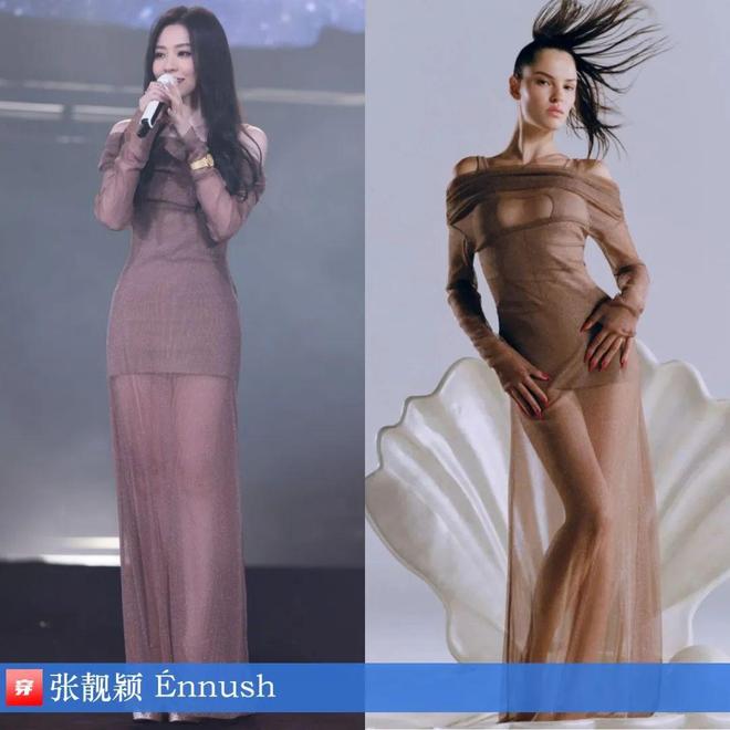 张靓颖2025年穿搭日历有不少的高定礼服哦效果相当哇塞(图18)