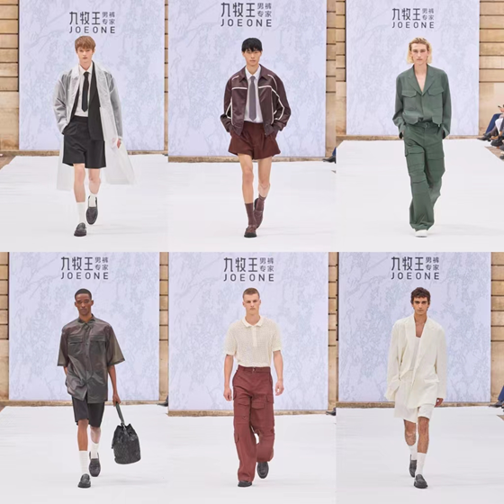 国民品牌九牧王在巴黎时装周大绽光彩东方美学再次耀目世界(图3)