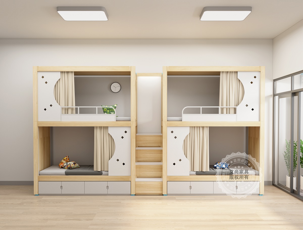 宿舍公寓床怎么选？艾尚家具助你极限二选一！(图2)